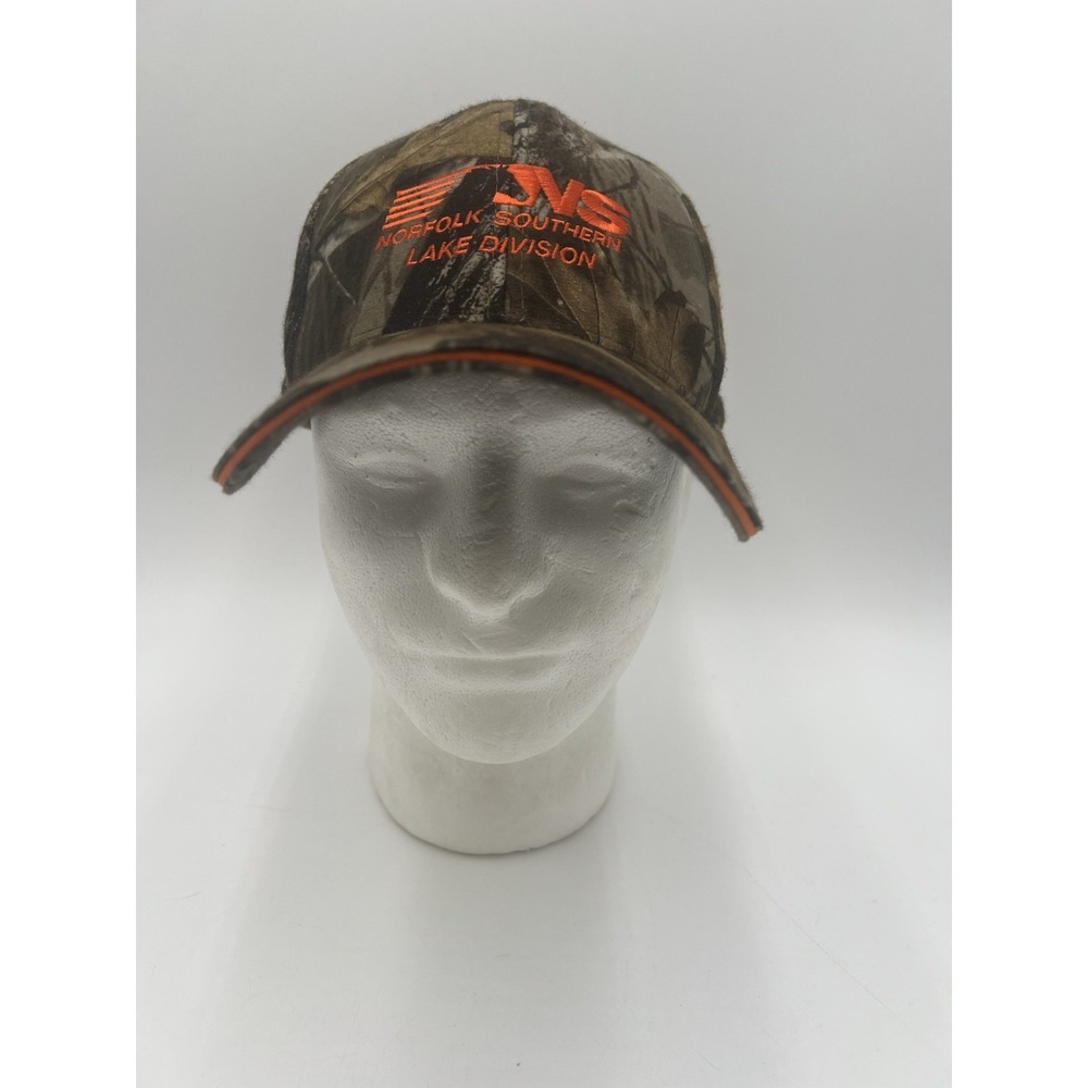 NS Norfolk Southern Lake Division Camo Flexfit Hat Size L Promo People